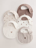 Brown Bibs 5 Pack