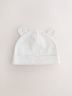 Neutral Baby Beanies 3 Pack (0-12mths)