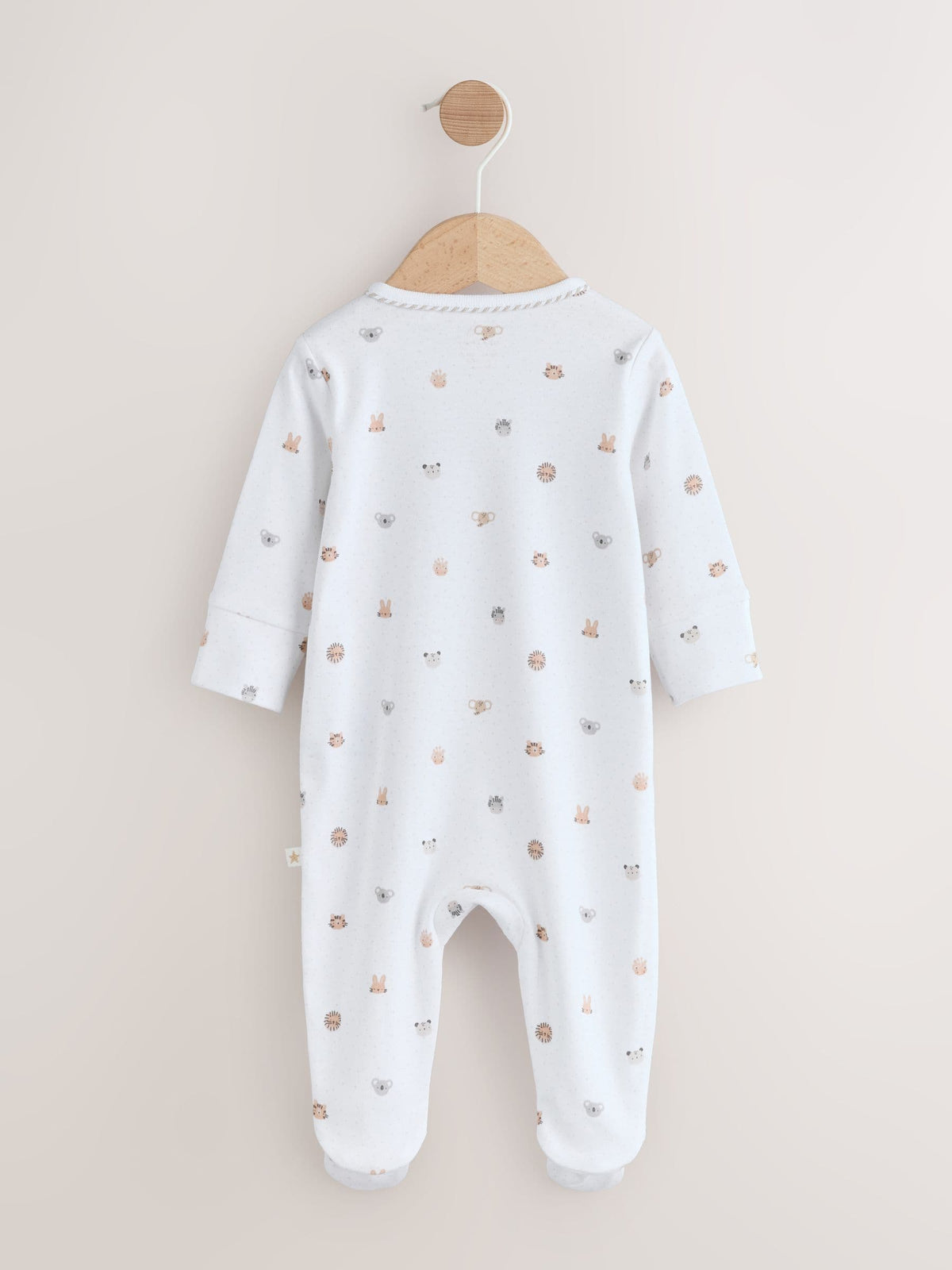 White Born in 2026 Baby Sleepsuit & Hat Set (0-9mths)
