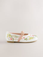 Multi Embroidered Occasion Mary Jane Shoes