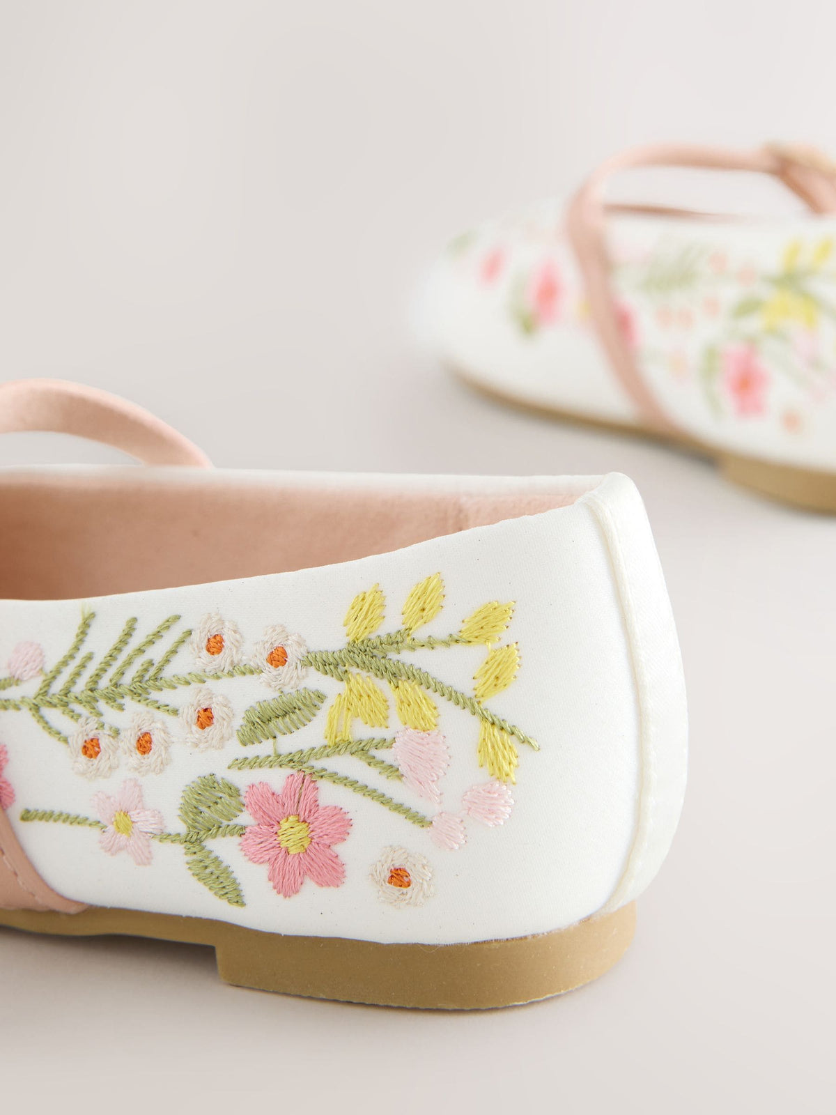 Multi Embroidered Occasion Mary Jane Shoes