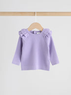 Purple Baby Knitted Jumper and Leggings Set 2 Piece (0mths-3yrs)