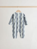 Grey Scandi Cactus Rompers 3 Pack