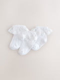 White Lace Baby Socks 3 Pack