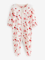 Cream Cath Kidston Baby Sleepsuit