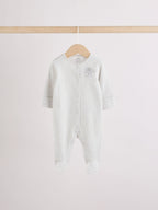 Grey Elephant Baby Sleepsuits 3 Pack (0-2yrs)