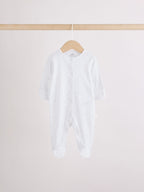 Grey Elephant Baby Sleepsuits 3 Pack (0-2yrs)