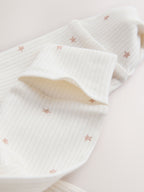 Cream Hello World Baby Sleepsuit and Hat Set (0-9mths)