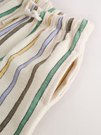 Multi Pastel Crepe Stripe Joggers (3mths-7yrs)