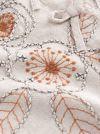Neutral Embroidered Waistcoat and Wide Leg Trousers Set (3-16yrs)