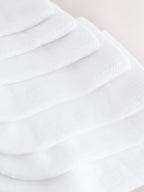 White 7 Pack Baby Socks