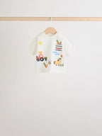 Blue/Red Homegrown Farm Tops and Shorts Baby Set 6 Piece (0mths-2yrs)