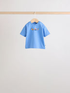 Blue/Red Homegrown Farm Tops and Shorts Baby Set 6 Piece (0mths-2yrs)