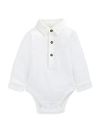 Mamas & Papas Blue Bow Tie Braces Bodysuit & Trousers Outfit Set