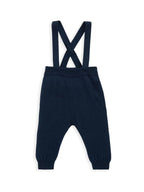 Mamas & Papas Blue Bow Tie Braces Bodysuit & Trousers Outfit Set