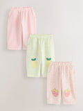 Yellow Barrel Trousers 3 Pack (3mths-7yrs)