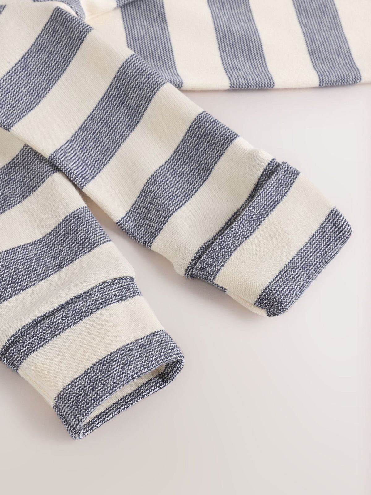 Blue Red Stripe Baby Sleepsuit 3 Pack (0mths-2yrs)