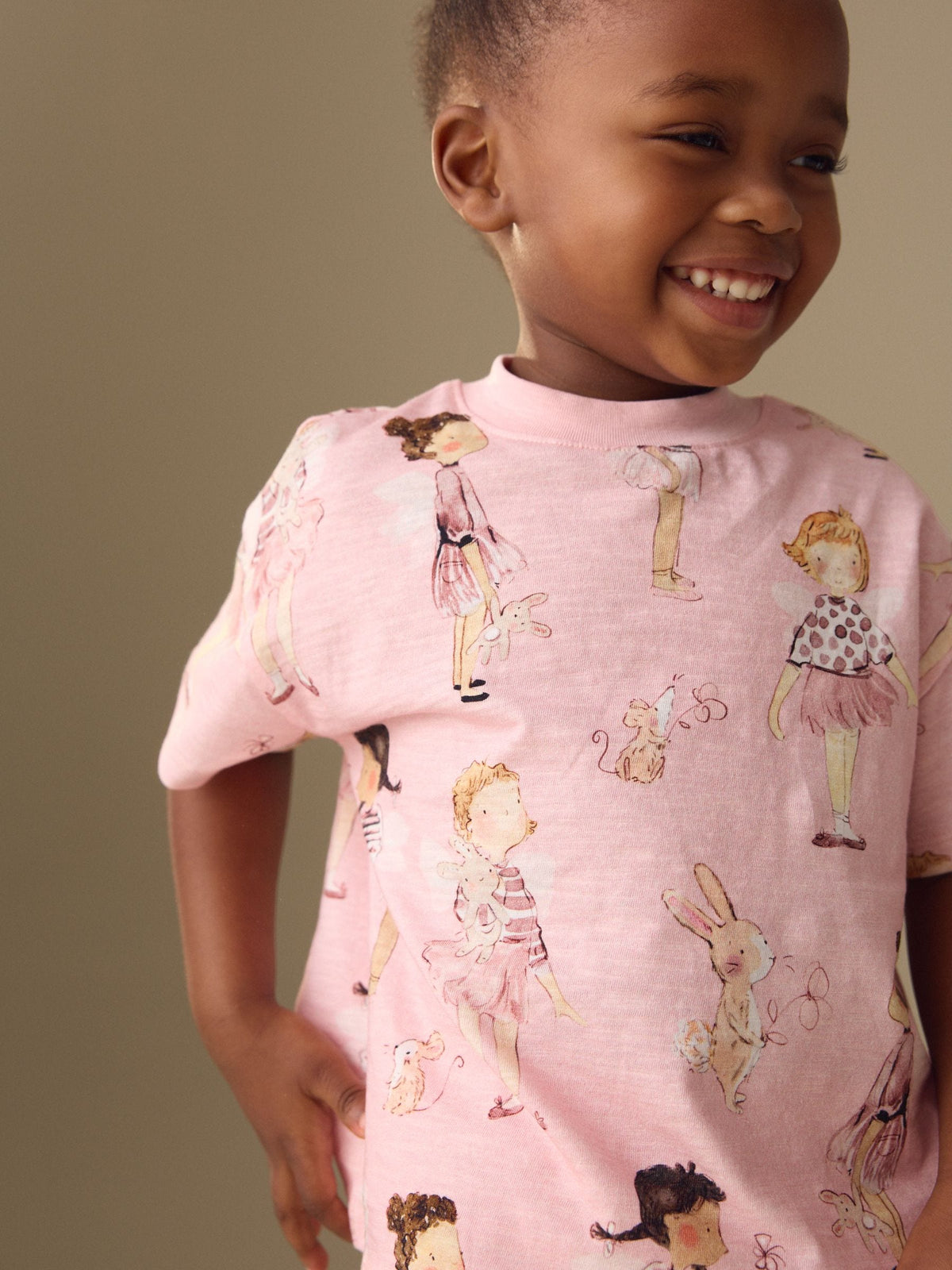 Pink/Blue Fairy Top & Cycle Shorts Set 2 Pack (3mths-7yrs)