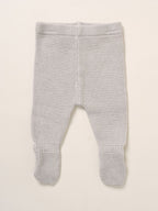 Rock-A-Bye Baby Boutique Grey True Knit Elephant Cardigan And Footed Trousers Outfit Set