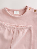 Pink Top and Leggings Baby 2 Piece Set (0mths-2yrs)