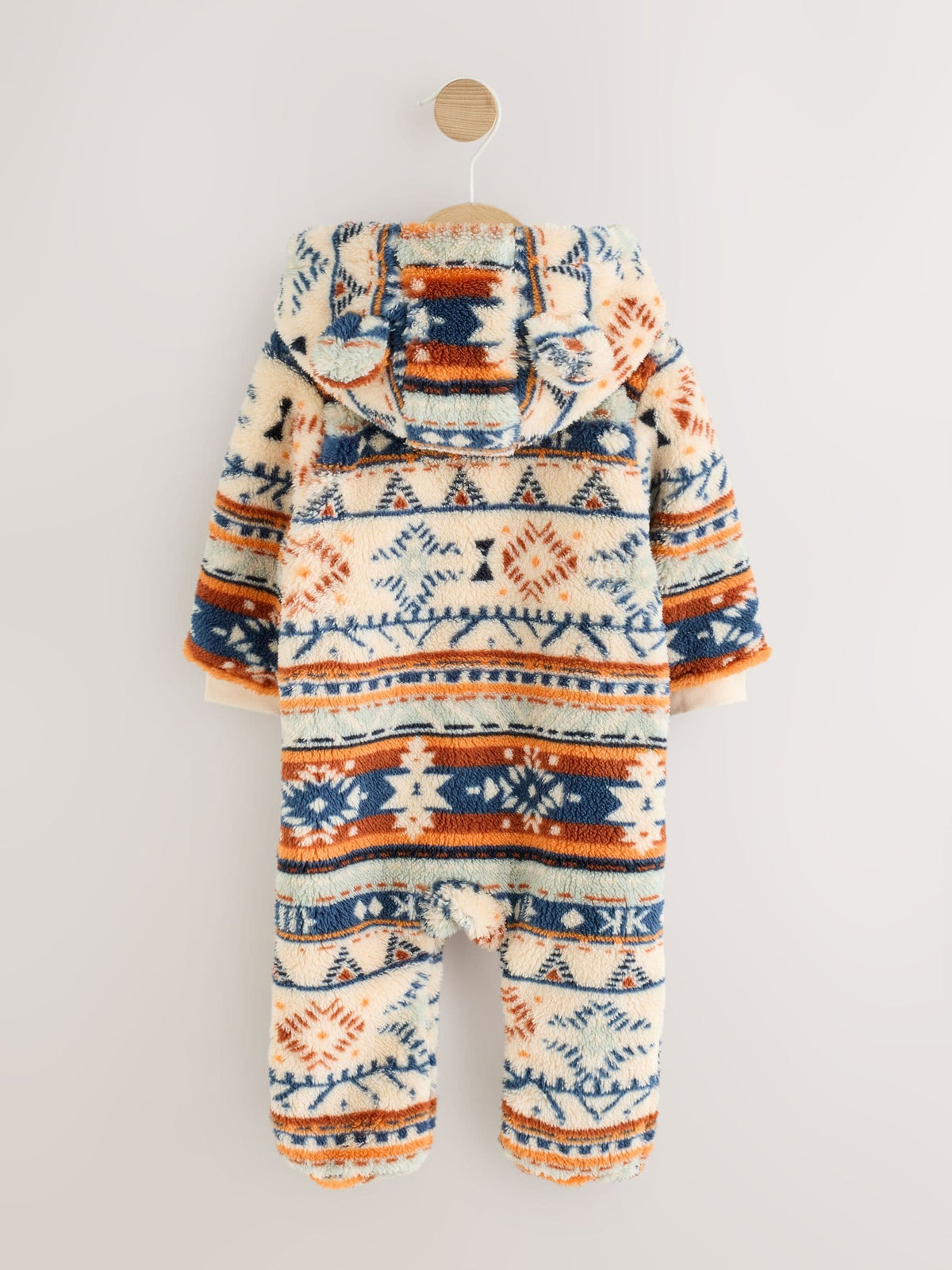 Fairisle Fleece Baby Pramsuit (0mths-2yrs)