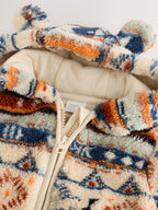 Fairisle Fleece Baby Pramsuit (0mths-2yrs)