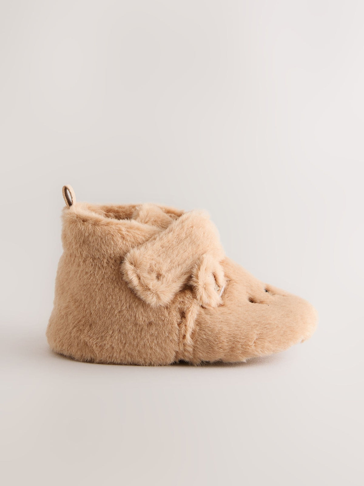 Tan Brown Bear Baby Slipper Wrap Boots (0-24mths)