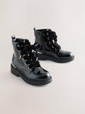 Black Lace up Boots