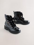 Black Lace up Boots