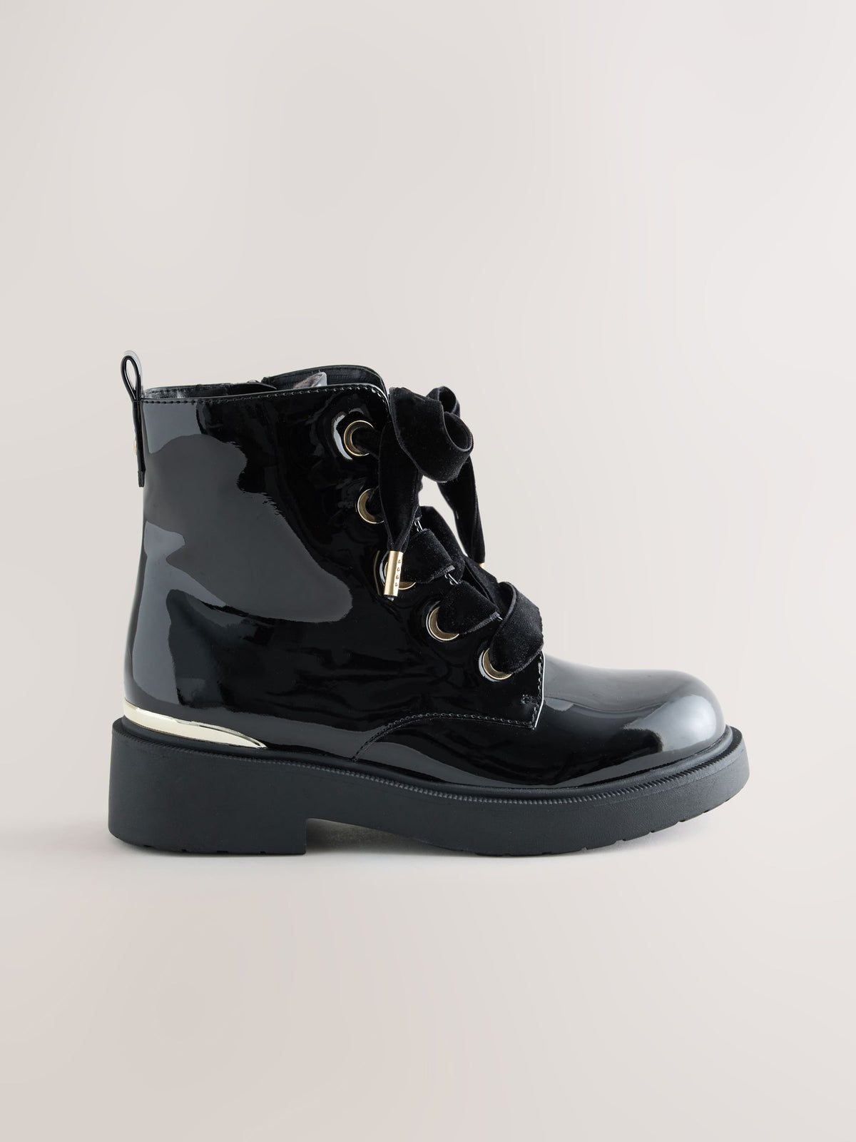 Black Lace up Boots