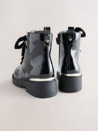 Black Lace up Boots