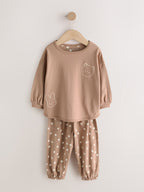 Pink/Grey Jogger Pyjamas 3 Pack (9mths-12yrs)