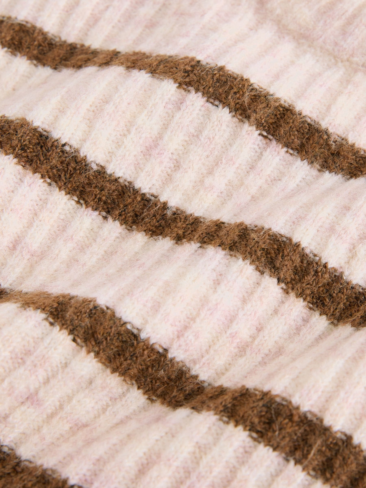 Ecru and Chocolate Stripe Rib Skirt Set (3mths-7yrs)
