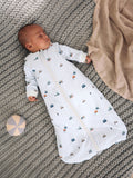 Checkerboard Cars 2.5 Tog Removable Sleeve Baby Sleep Bag