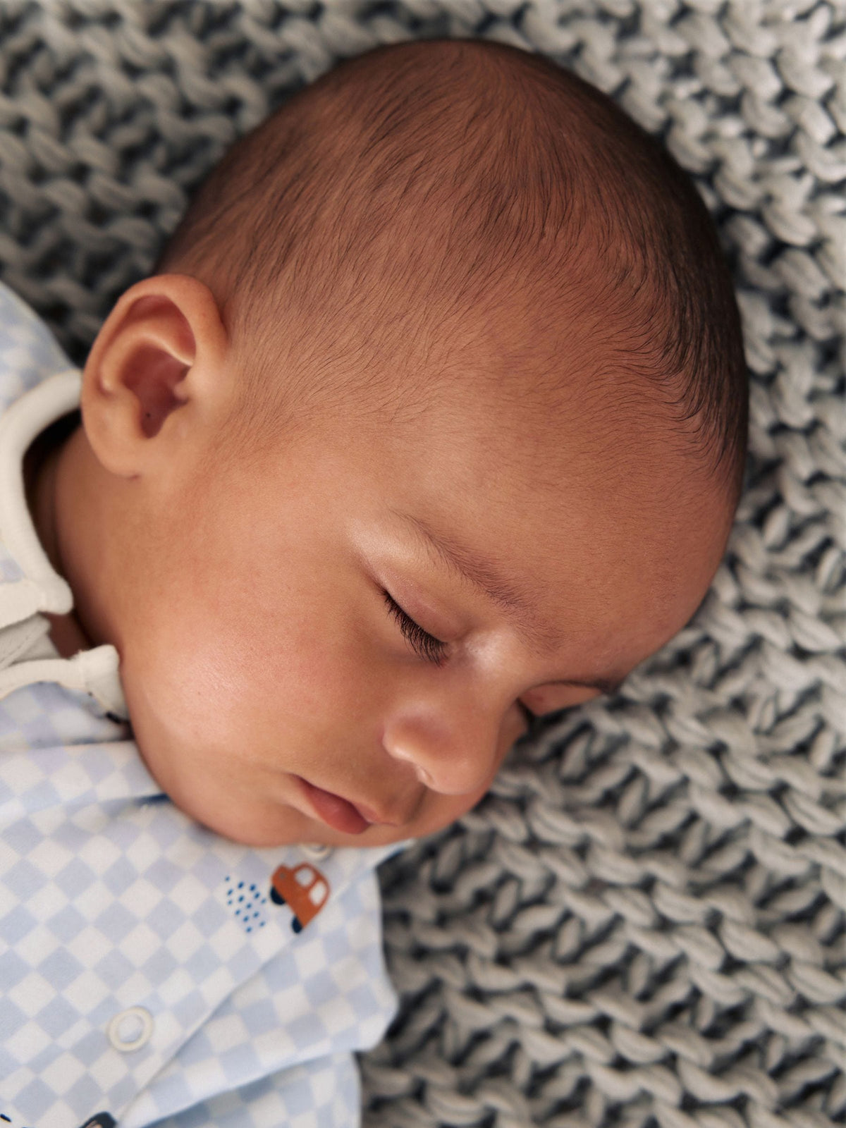 Checkerboard Cars 2.5 Tog Removable Sleeve Baby Sleep Bag