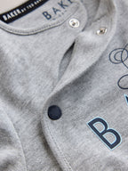 Baker by Ted Baker Blue 5 Piece Sleepsuit, Bodysuit, Hat and Bib Set