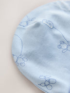 Baker by Ted Baker Blue 5 Piece Sleepsuit, Bodysuit, Hat and Bib Set