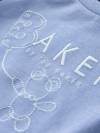 Baker by Ted Baker Blue 5 Piece Sleepsuit, Bodysuit, Hat and Bib Set