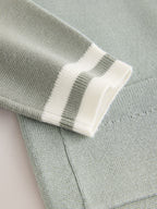 Baker by Ted Baker Green 3 Piece Knitted Varsity Cardigan, T-Shirt and Joggers Set