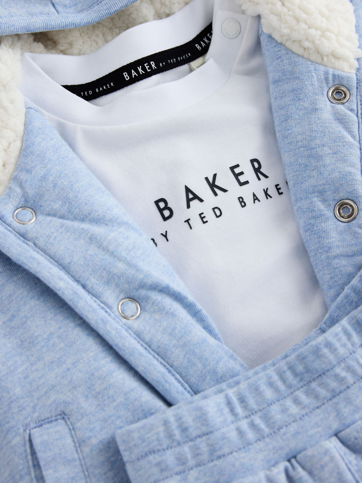 Baker by Ted Baker 3 Piece Quilted Jacket, T-Shirt and Trousers Set