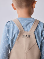 Baker by Ted Baker Stone Dungaree and Graphic T-Shirts Set