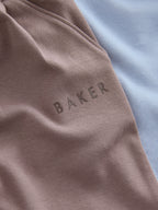 Baker by Ted Baker Funnel Zip Neck Blue/Brown Sweatshirt and Joggers Set