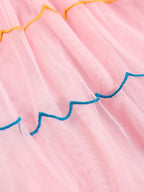 Frugi Pink Marion Party Dress