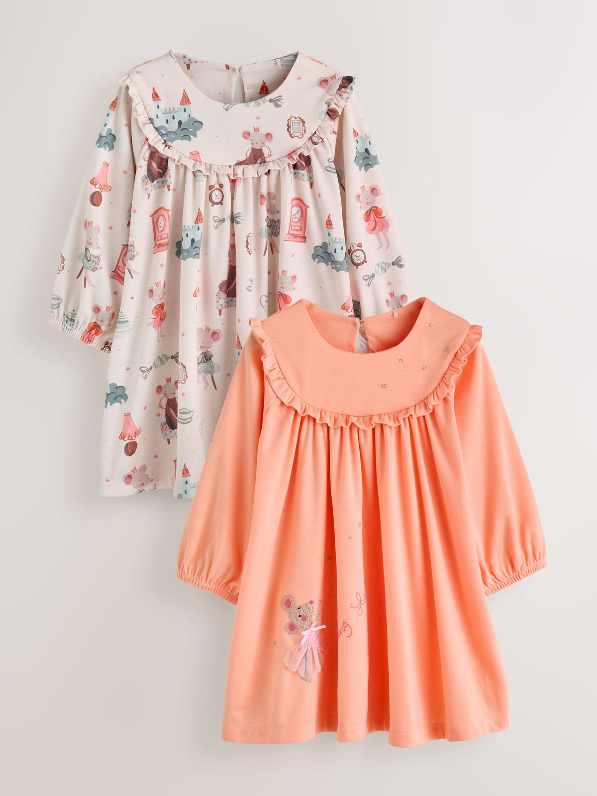 Orange/White Nighties 2 Pack (2-12yrs)