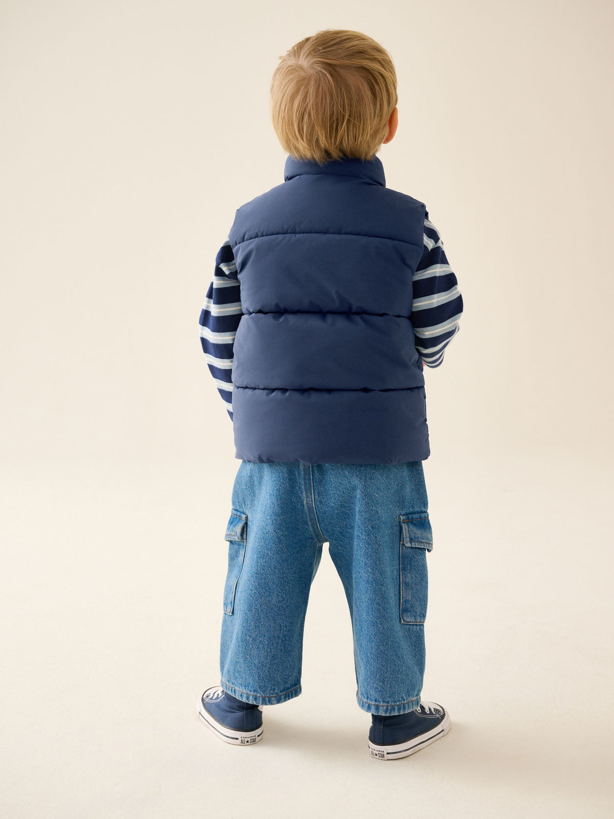 Navy Padded Gilet (3mths-10yrs)