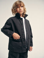 The Set 3 Piece Set Woven Shirt Trousers T-Shirts Navy/White