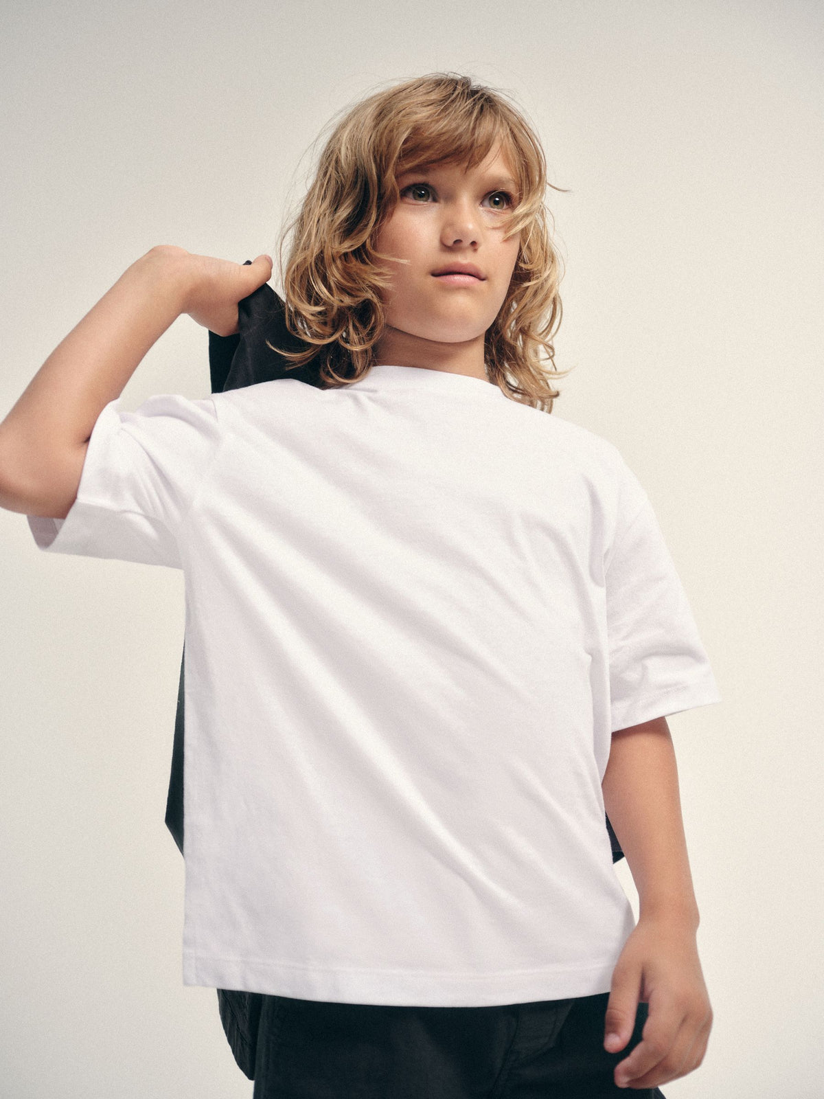 The Set 3 Piece Set Woven Shirt Trousers T-Shirts Navy/White