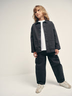 The Set 3 Piece Set Woven Shirt Trousers T-Shirts Navy/White