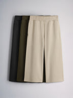 The Set 3 Pack Wide Leg Joggers Black/Green