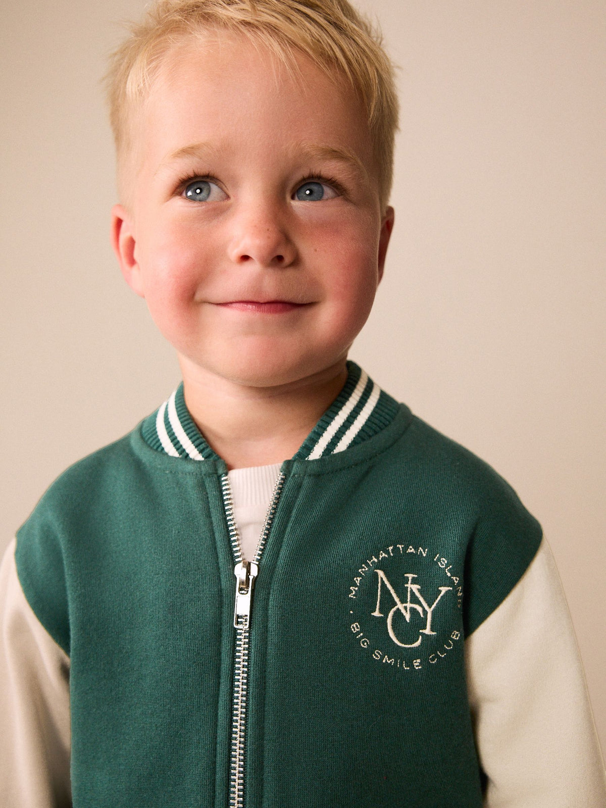Green Jersey Bomber Jacket (3mths-7yrs)